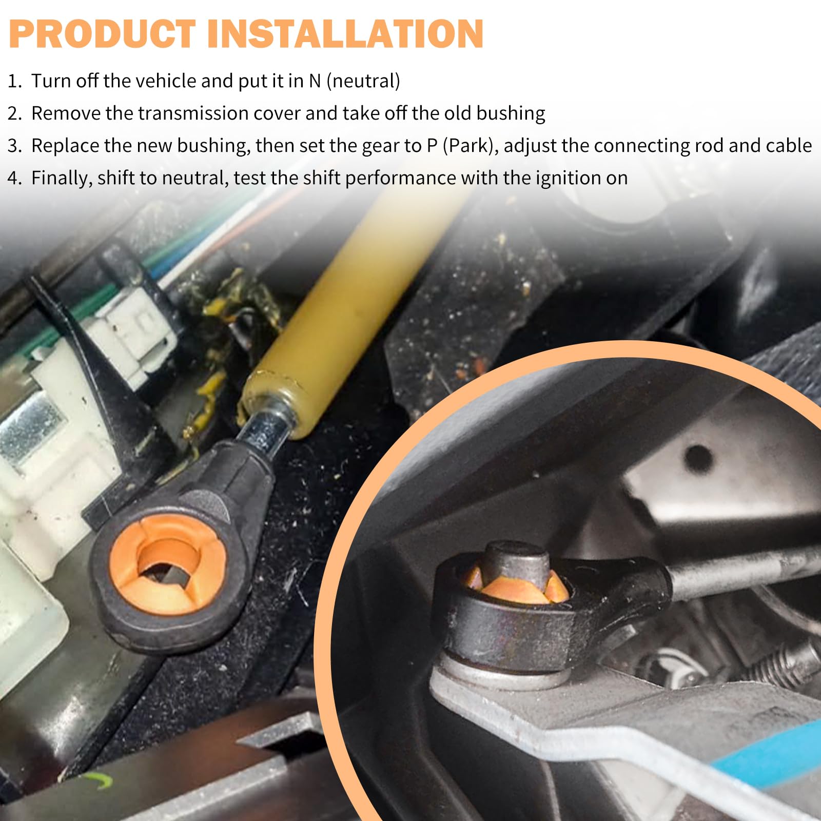 Amazon.com: 2PCS Transmission Shift Cable Bushing Repair Kit OEM